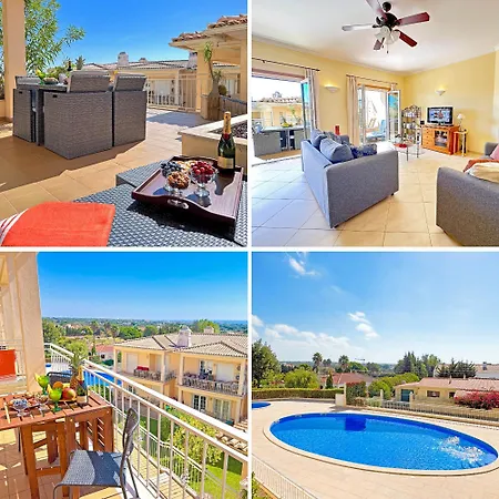 別荘 Albufeira Sea View Family With Pool Near Balaia Golf *